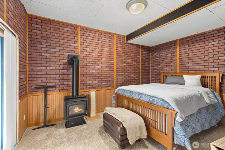 Lower level bedroom.