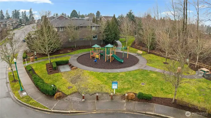Neighborhood playground, right down the street!