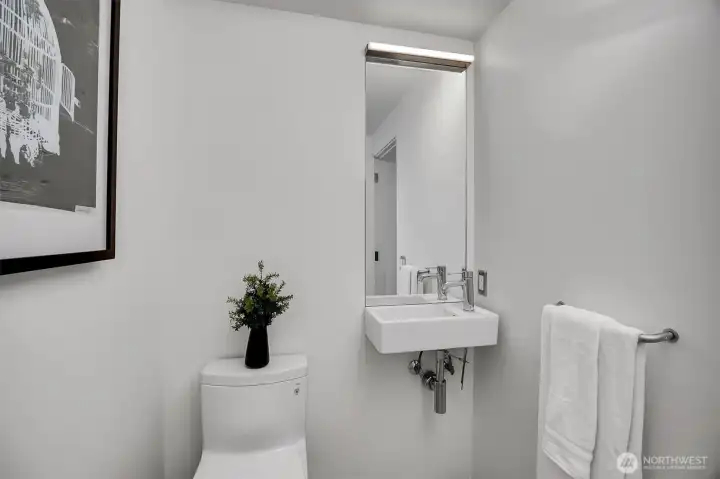 Powder Room on 2nd Floor