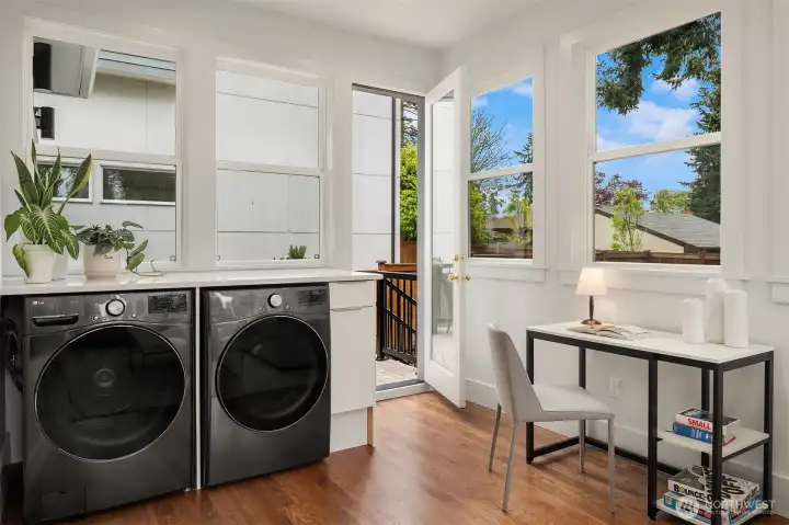 Brand new washer and dryer.