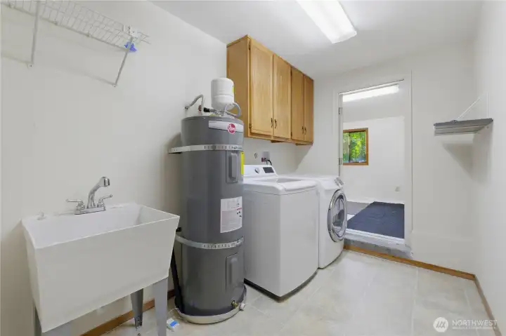 Laundry area lower level