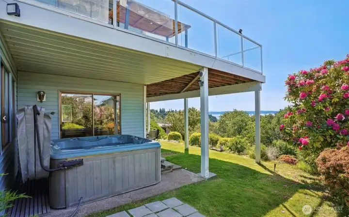 Hot tub is included!