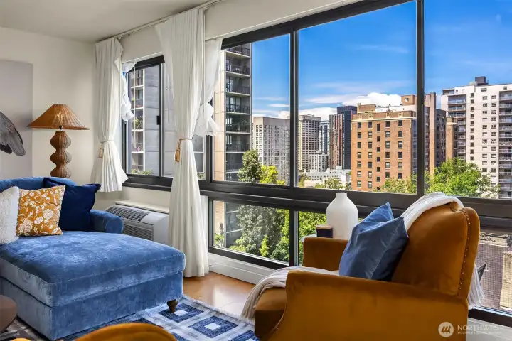 Protected northeast-facing views