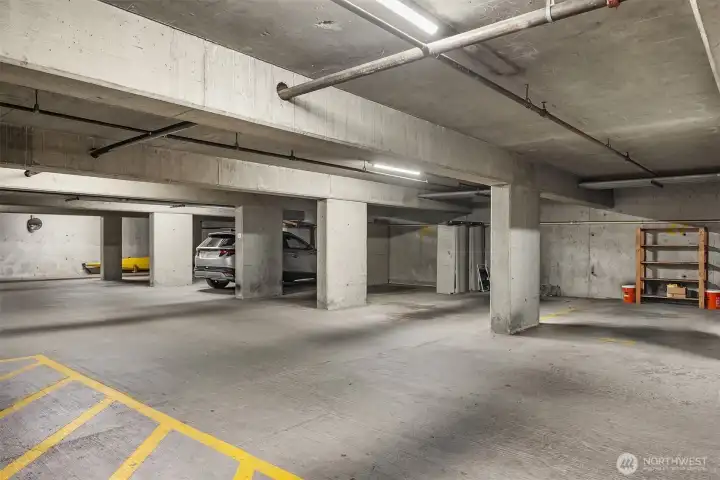 Dedicated indoor garage parking for your vehicle