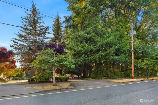 Entrance on 106th Ave. NE