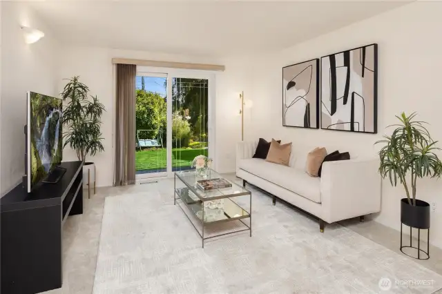 Lower level family room