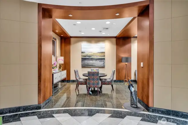 24/7 Concierge and elegant formal lobby, package room and notification center!