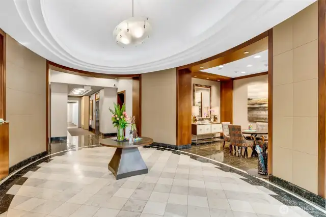 24/7 Concierge and elegant formal lobby, package room and notification center!