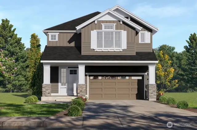 Our 3921 plan is two-story with walk out basement. Just shy of 11k sq foot lot!
