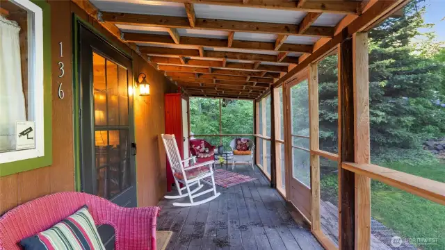 Screened Front Porch
