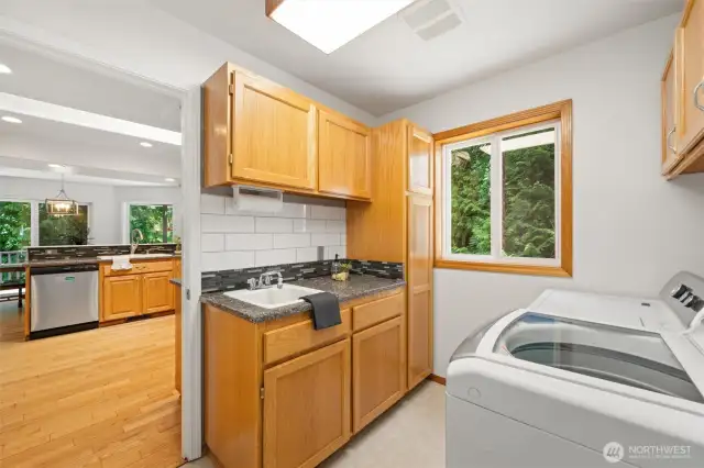 Great Mudroom off the garage.