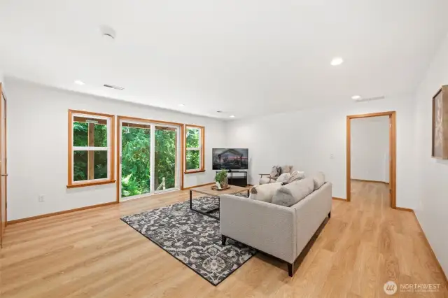Thoughtfully designed for multigenerational households or income potential, this home includes a lower-level suite with separate entrance, full bath, wet bar, and territorial views—ideal for guests, extended family, or as a proven Airbnb rental.
