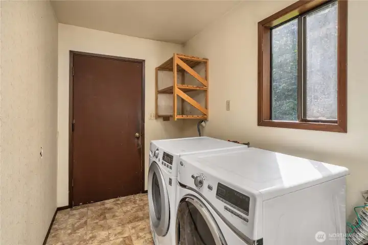 Utility Room & Door to Garage