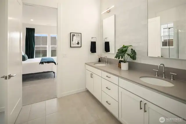 Primary Bathroom. Photo taken from a similar model, may contain upgrades.