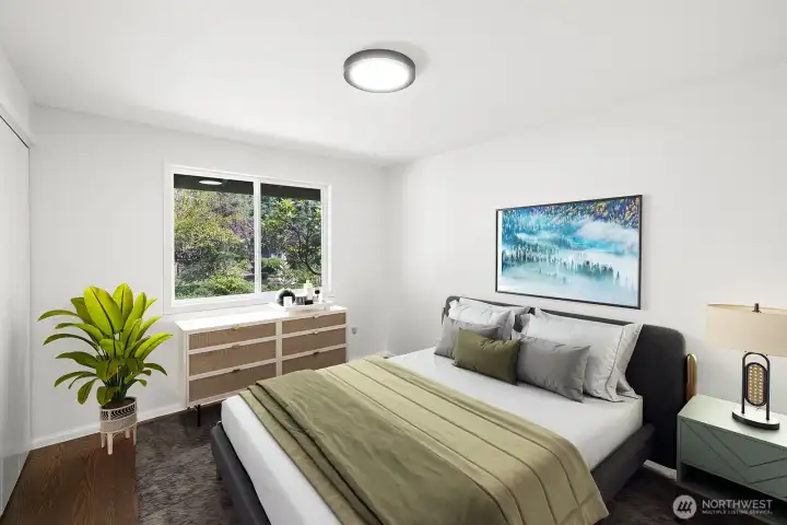 Bedroom 1 - Virtual Staged