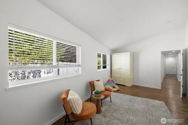 Bonus room that can also serve as a fifth bedroom