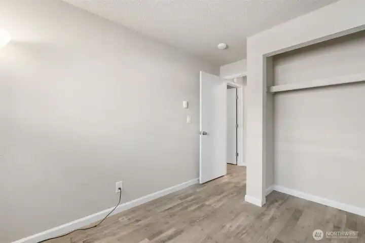 Bedroom #3 with closet.