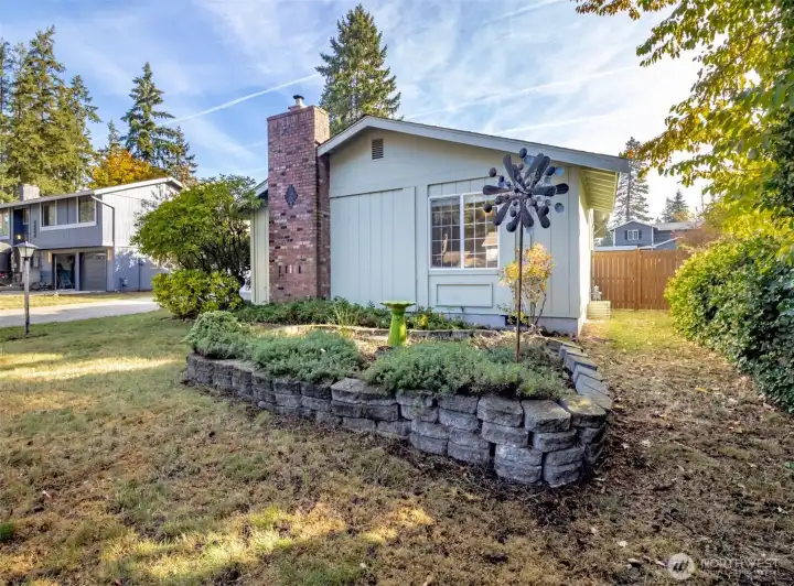 Great sized lot with completely fenced in back yard.
