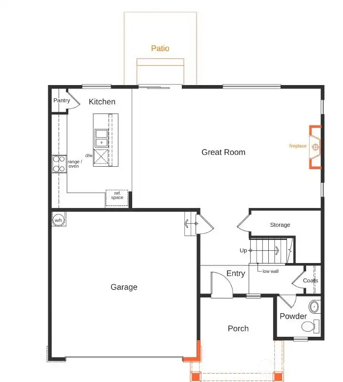 Artist Rendering Main Floor.