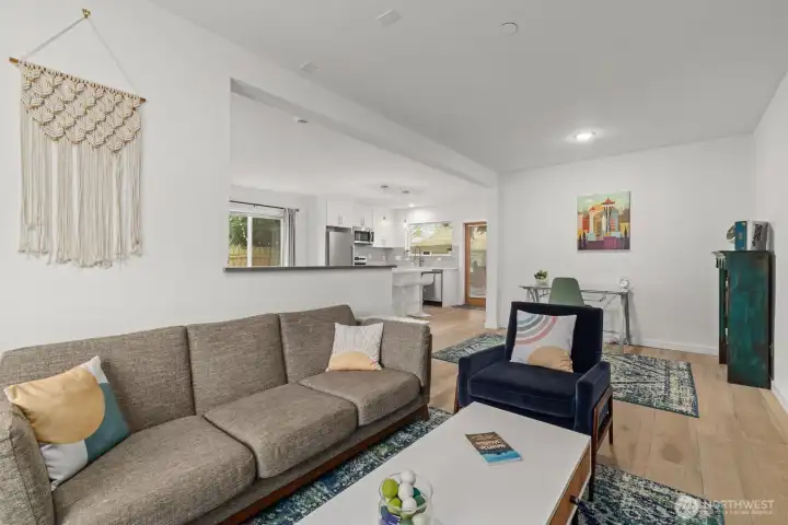 Main level open concept