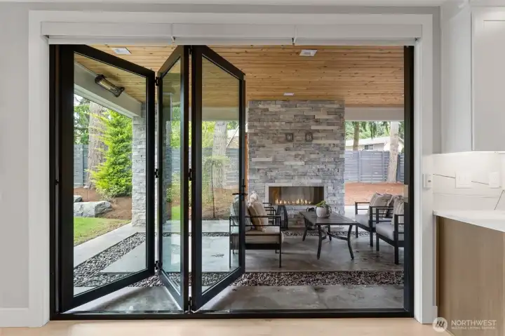 Premium Extra Wide Nano Door to Back Patio