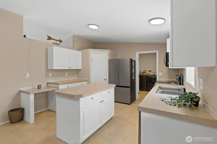 Great pantry in the corner