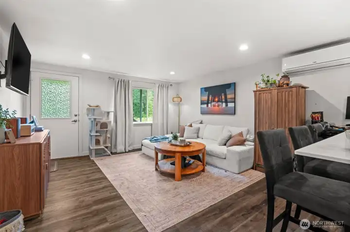 Entertainment room above the detached shop!