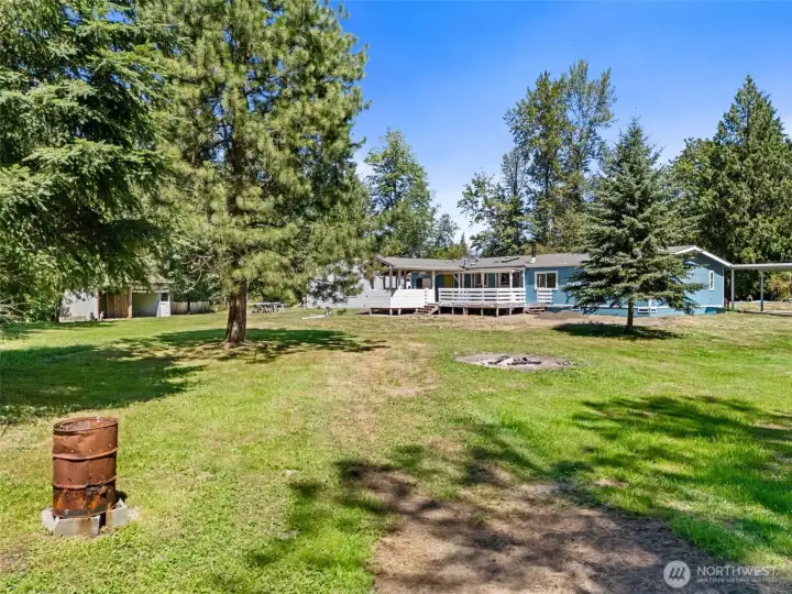 From back yard to primary home