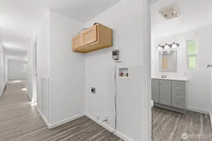 Laundry area