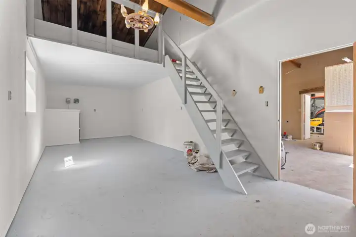3rd area of shop with loft