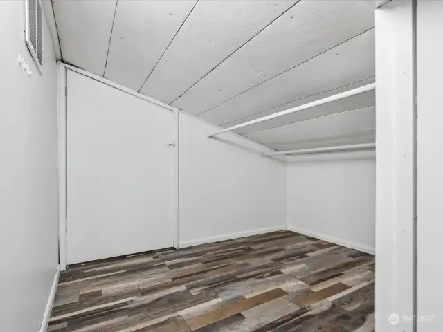 Closet with attic access as well.