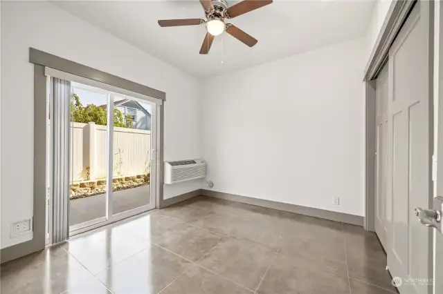 First Floor Bedroom with access to outdoor patio