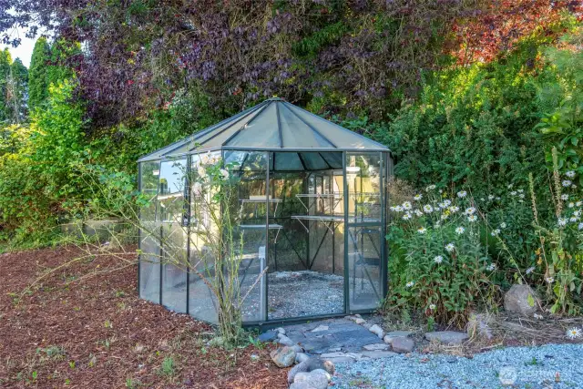 Like to garden?  You will love having a greenhouse!