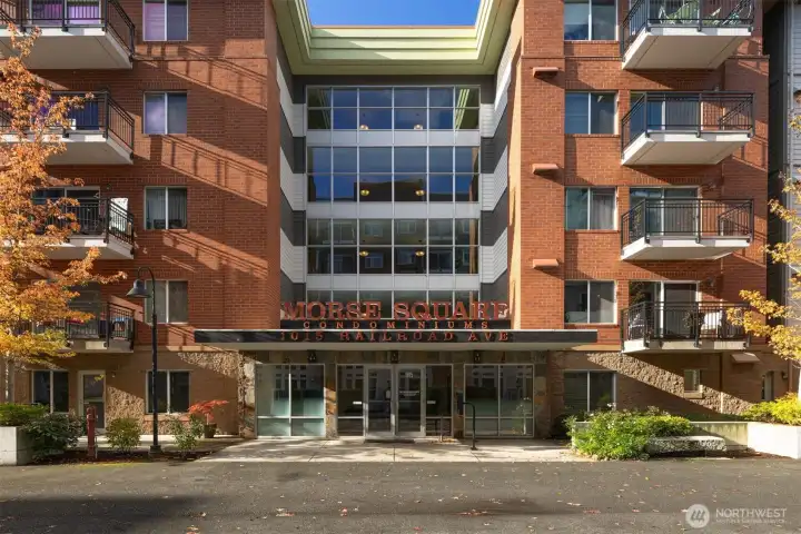 Secured building & parking