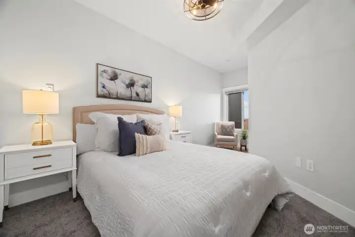 Another view of the second bedroom