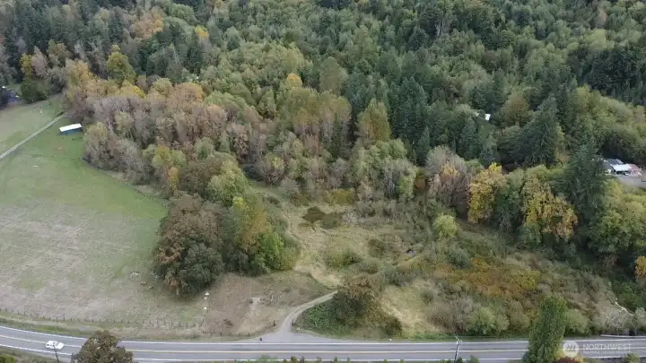 Ariel of property from Littlerock Rd.