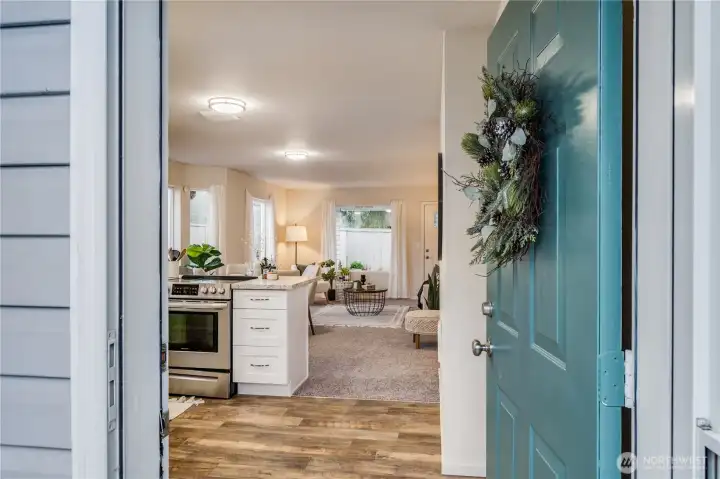 Come right in to find this sweet, newly renovated home!