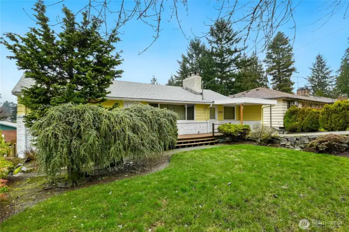 Another angle of front of home