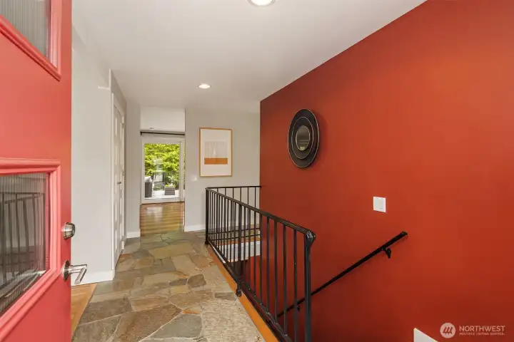 Inviting entry foyer
