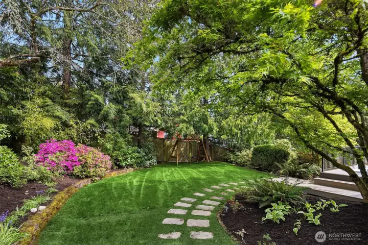 Swing set stays with the home!