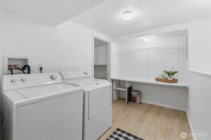 Lower level Laundry Room