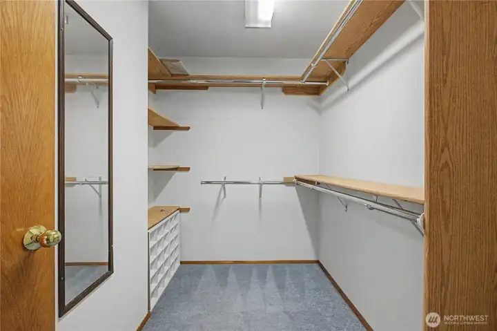 Plenty of closet space