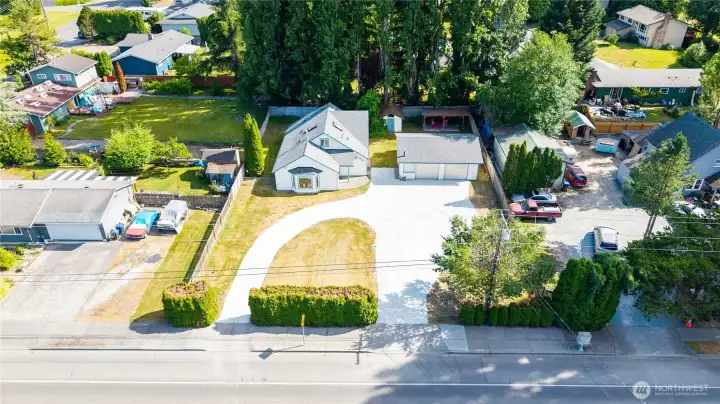 Positioned on a generous lot with room to spread out, mature trees, and a detached garage providing additional flexibility. Positioned on a generous lot with room to spread out, mature trees, and a detached garage providing additional flexibility.