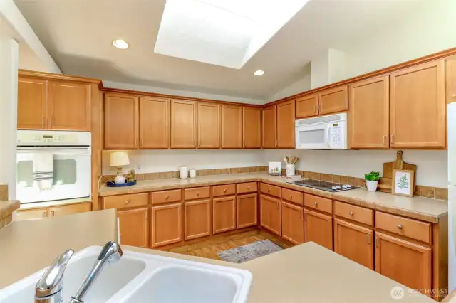 Plenty of counter space.