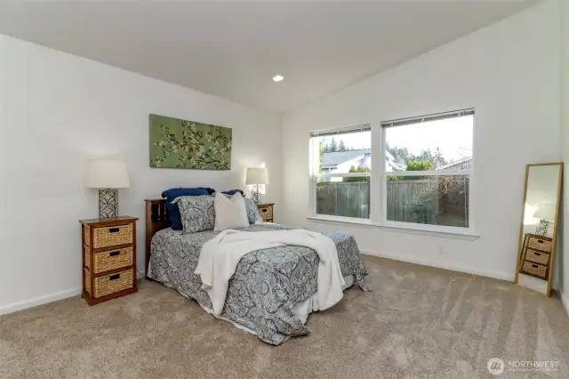 Large primary suite.