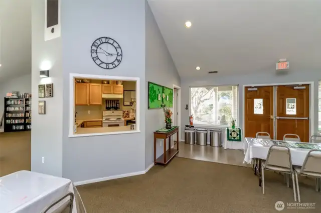 Entry to the club house.