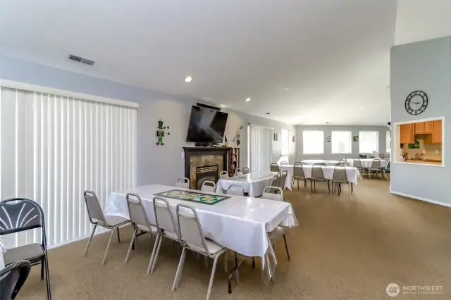 Reserve the clubhouse for celebrations.