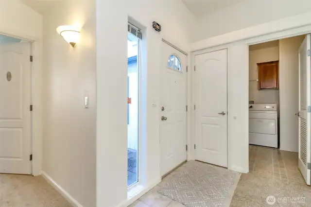 Front door entry.
