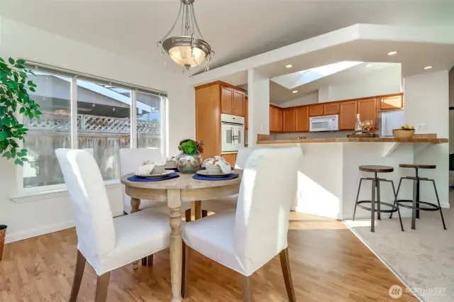 Dining room off kitchen.