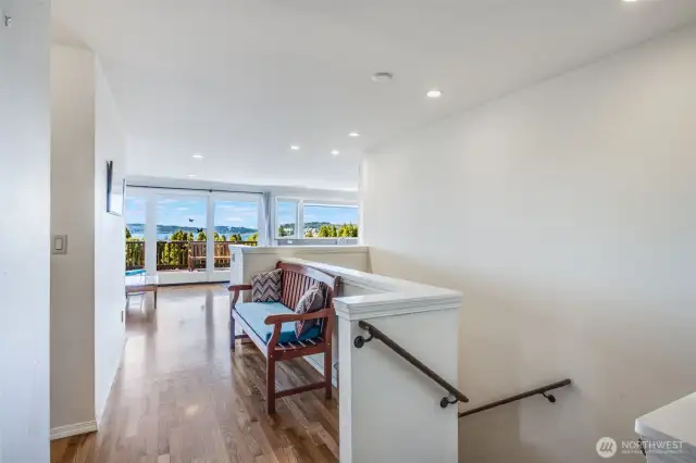 Stairs to daylight basement